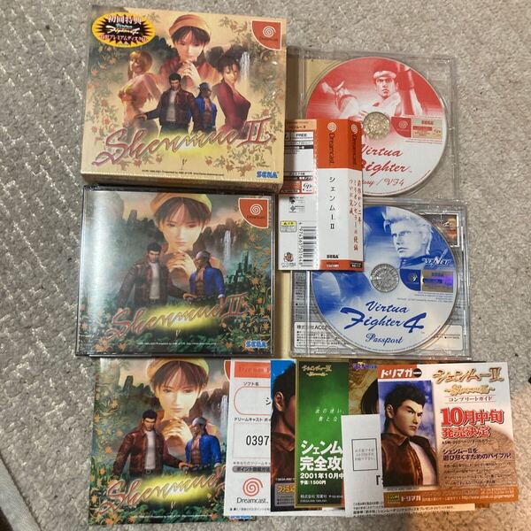 送料無料 DC ドリームキャスト シェンムー2 初回限定版 ShenmueⅡ Dream Cast SEGA セガ シェンムーⅡ Shenmue2