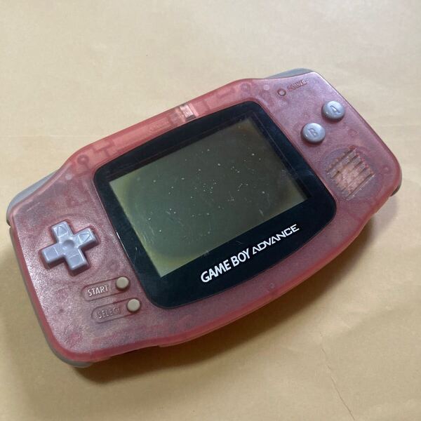 送料無料 GBA ゲームボーイアドバンス 本体 ジャンク ミルキーピンク AGB-001 GAME BOY ADVANCE ニンテンドー NINTENDO 任天堂