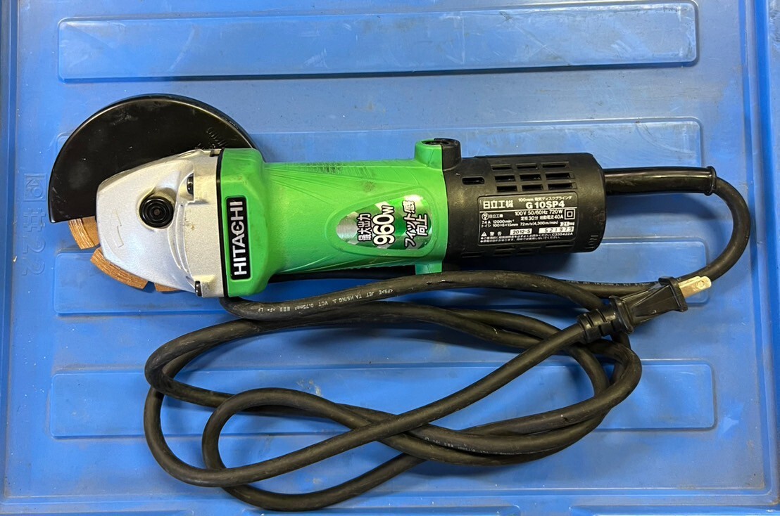 HiKOKI(日立工機) G10SP4(SS) 100mmディスクグラインダー ウエダ