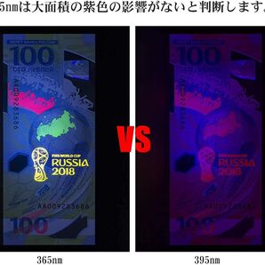人気 UV365nm懐中電灯 ブラックライト 小型 軽量 防水 850mW 紫外
