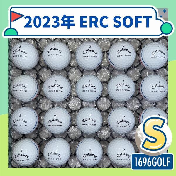 2023年ERC SOFT【20球】710 Sランクおまけtee付ロストボール