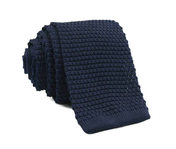 【新品】送料無料 Helios SOLID KNIT TIE NAVY・ニットタイ・メンズ・ビジネス・フォーマル・カジュアル・冠婚葬祭・プレゼント・無地