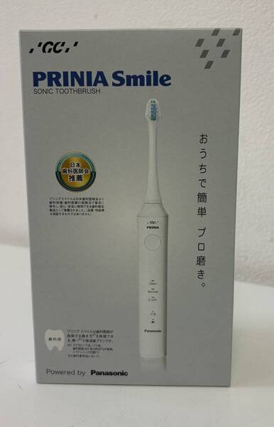 ST 【送料無料】 電動歯ブラシ Panasonic 音波振動ハブラシ プリニア Smile パナソニック ジーシー MI-0004