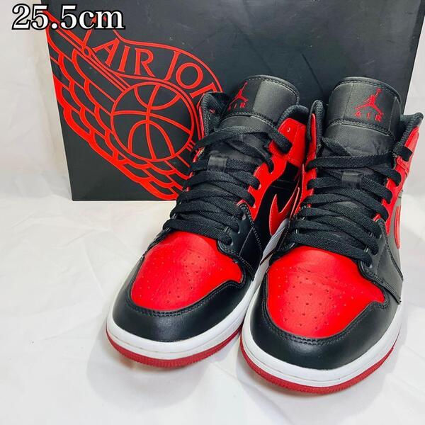 ナイキ エアジョーダン1 AJ1 jordan1 リバースブレッド 25.5cm