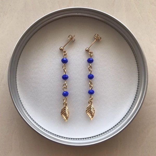irotoridori リーフピアス ブルー