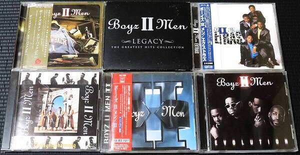 ◆Boyz II Men◆ ボーイズIIメン 6枚まとめて 6枚セット 6CD Legacy, Cooleyhighharmony, Throwback, Vol.1, Extras 送料無料