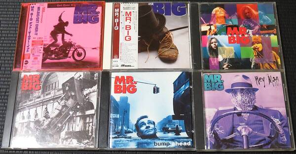 ◆Mr.Big◆ ミスター・ビッグ 6枚まとめて 6枚セット 6CD Hey Man, Lean Into It, Bump Ahead, Raw Like Sushi Ⅲ 送料無料