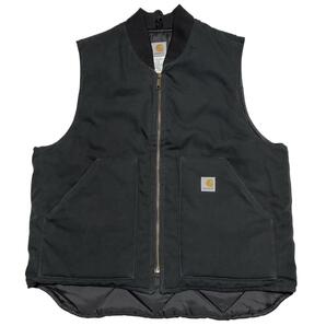 00s USA製 カーハート ベスト V01BLK