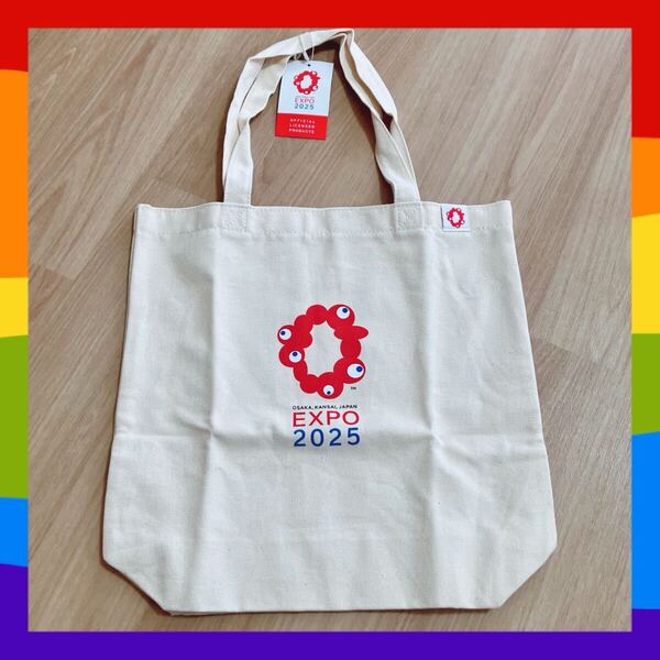 ミャクミャク オーガニックコットントートバッグ 完売品 大阪関西万博EXPO2025 グッズ 送料込み