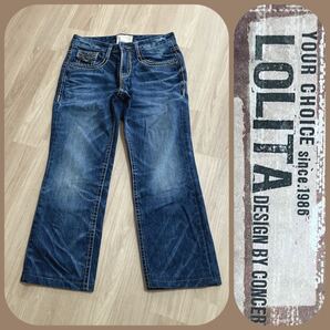 ロリータジーンズ 29 LOLITAJEANS 送料込み 大きいサイズ デニム ダメージ加工