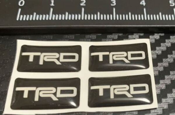 TRD ミニステッカー エポキシ樹脂コーティング 4枚セット
