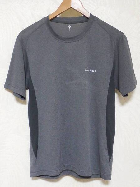 モンベル ウイックロン ZEO T 半袖Tシャツ メンズ Mサイズ グレー