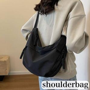 新品 ショルダーボディバッグ ブラック メンズ レディース オックスフォード布 おしゃれ