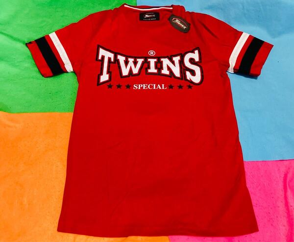 未使用品タグ付き/Twins (ツインズ) オーセンティックTシャツ(サイズXL)ムエタイ/キックボクシング/ONE/総合格闘技/朝倉未来/平本蓮