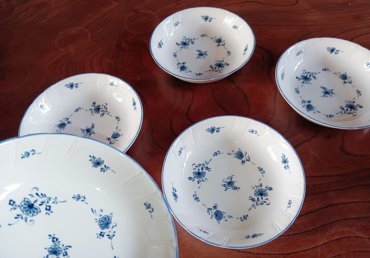 Noritake ノリタケ CRAFTONE 青花柄プレート16枚セット - メルカリ