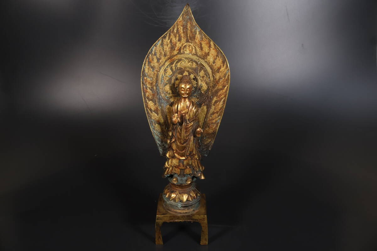 仏教美術 朝鮮 金銅仏 古銅新羅仏 如来立像 高麗仏 金銅如来立像 新羅仏 八世紀 統一新羅時代 伊丹潤コレクション