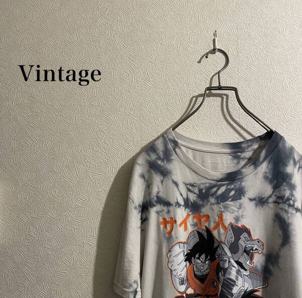 ◯ Vintage DRAGON BALL Z 逆輸入 タイダイ Tシャツ / ドラゴンボールZ サイヤ人 悟空 悟天 ベジータ 大猿 M Mens #Sirchive