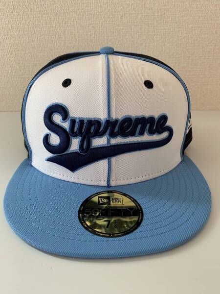 SUPREME Piping Script Logo New Era (ステッカー付き)