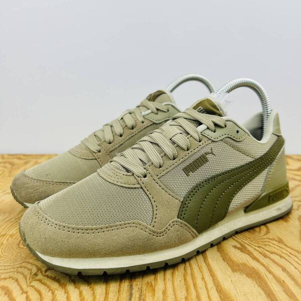 PUMA プーマ ランナーV3 メッシュ ベージュ 23.5cm 美品