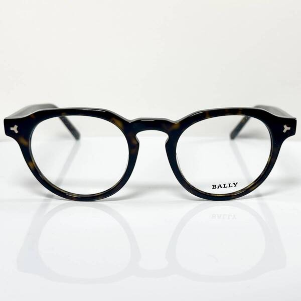 BALLY スイス 純正新品 BY5020 052 純正ケース・クロス付き バリー べっ甲柄 メガネ クラウンパント Crown Panto 送料無料