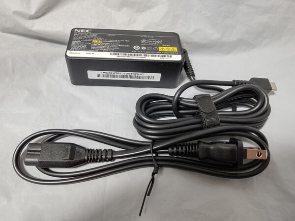 【未使用】NEC ADLX45YDC2E ADP011 PC-VP-BP130 TypeC 45W ACアダプタ -312