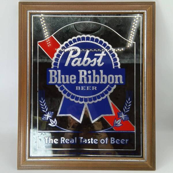 Pabst Blue Ribbon パブミラー 鏡 ビンテージ 壁掛け ビール パブスト 看板 テンダーロイン