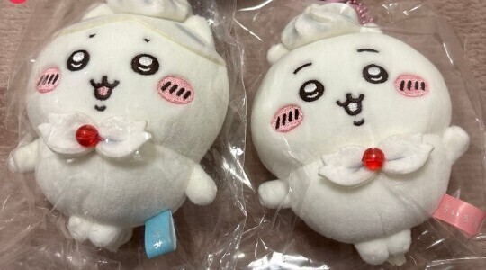 新品未開封 ちいかわ ホイップ誕生日なマスコット ・ちいかわ・ハチワレ マスコット ぬいぐるみ