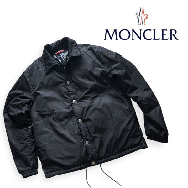 希少 国内正規 MONCLER ブラック コーチダウンジャケット 19AW INTI サイズ1