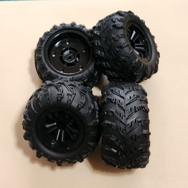 即決価格●送料無料● ビッグタイヤ ●3ピース構造● ホイール ラジコン TT02B バギー クローラー グラスホッパー ホーネット タミヤ