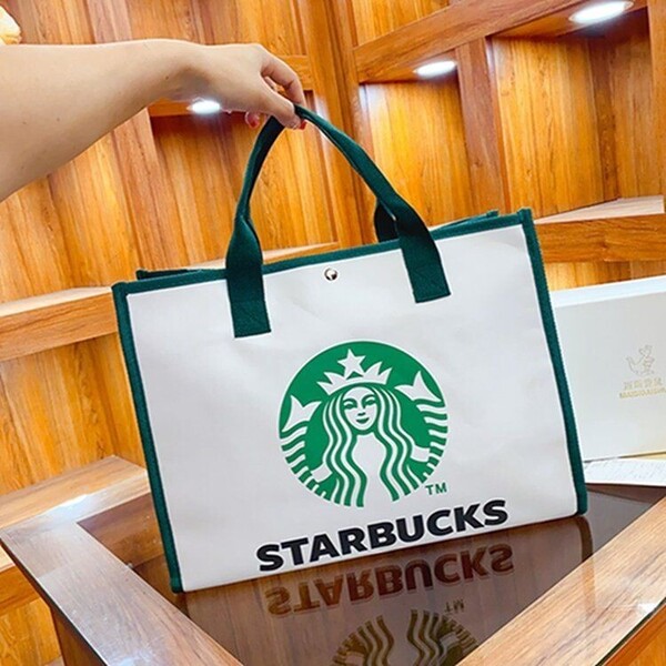 スターバックス トートバッグ スタバ 海外限定 カラー ホワイト