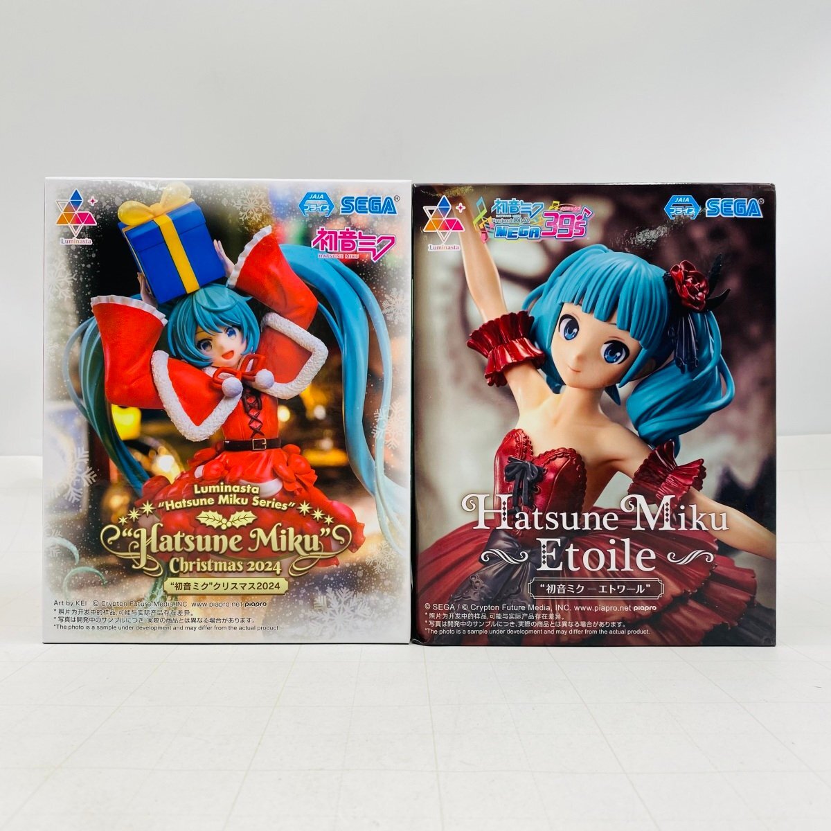 27-2 [未開封][箱イタミ]初音ミク プライズフィギュアセット