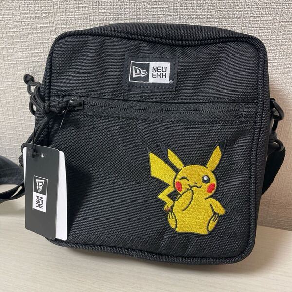 【新品未使用】ポケモン ニューエラ コラボ SQ S POUCH POKEMON PIKACHU BLK 14124524 BLK ショルダーバッグ NEW ERA ピカチュウ