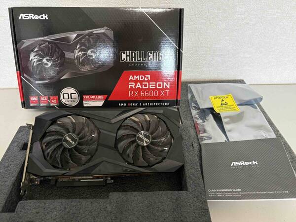 返品対応あり モンハンワイルズ快適動作 RX6600XT スト6ベンチにて動作確認済み ゲーミングPCグラボ グラフィックボード (CH80) 配信 実況