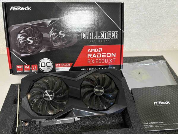 返品対応あり モンハンワイルズ快適動作 RX6600XT スト6ベンチにて動作確認済み ゲーミングPCグラボ グラフィックボード (CH83) 配信 実況