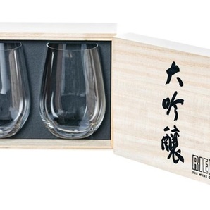 【送料無料】RIEDEL リーデル 日本酒焼酎梅酒ペアグラス リーデルオー 大吟醸ペア (2414/22−2) ワイングラス 木箱入り 未使用