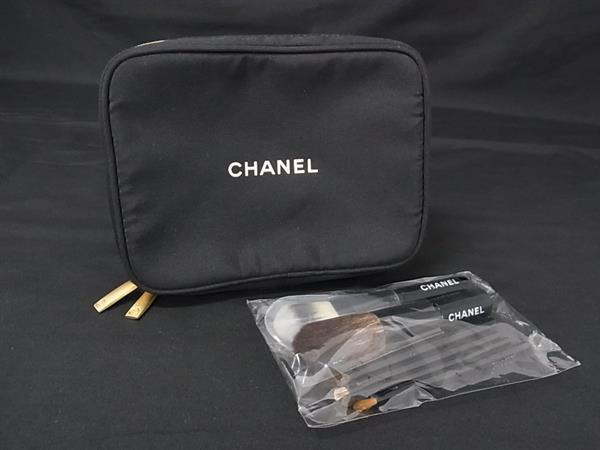 シャネル　メイクブラシポーチ CHANEL シャネル メイクポーチ 化粧ポーチ ブラシセット メイク