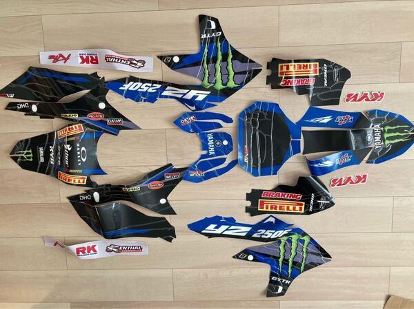2024 2025 YZ250F グラフィックキット デカールセット デカール