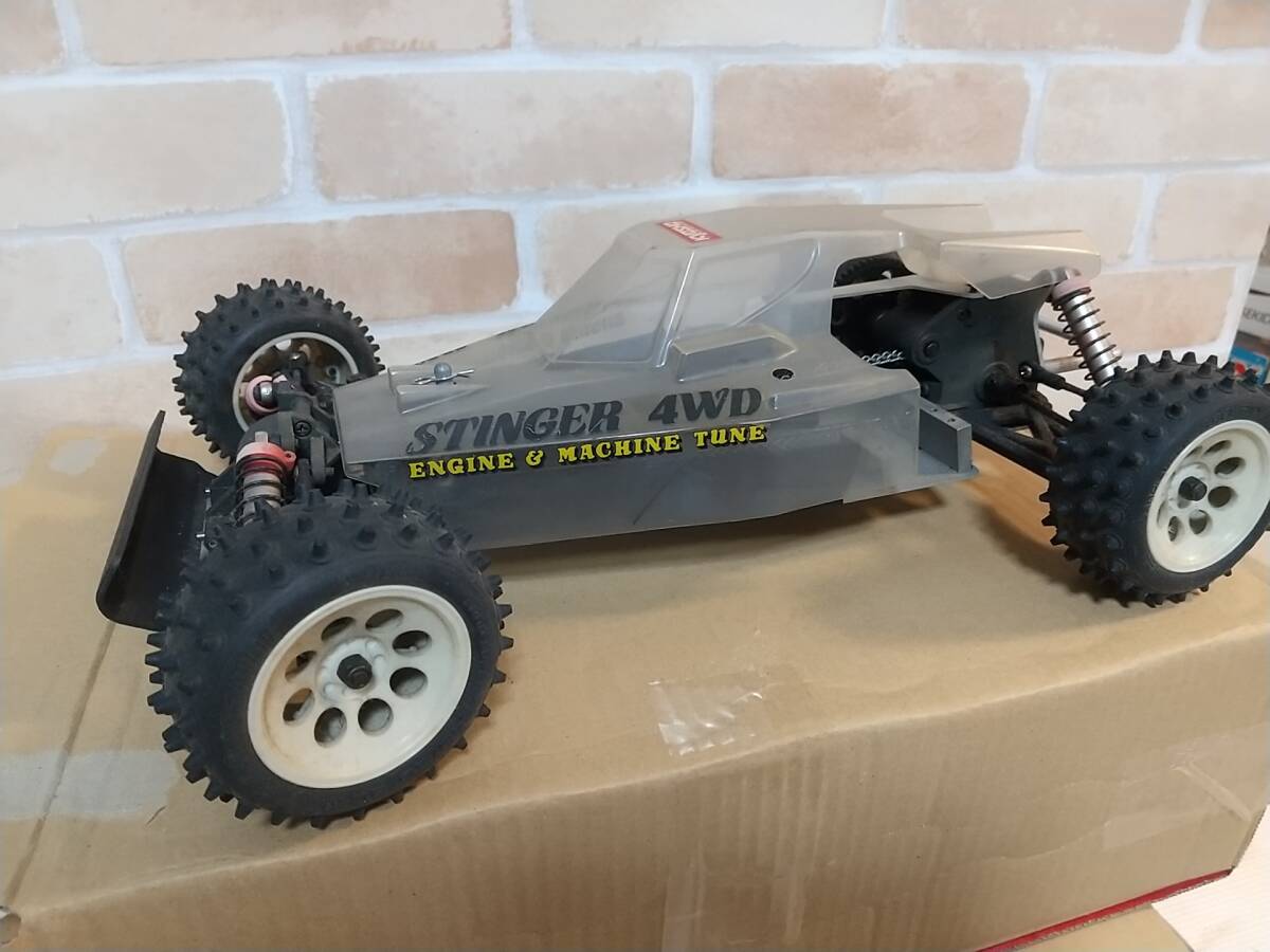 京商スティンガー4WD 1/10スケール Yahoo!オークション -「スティンガー」(完成品(エンジン