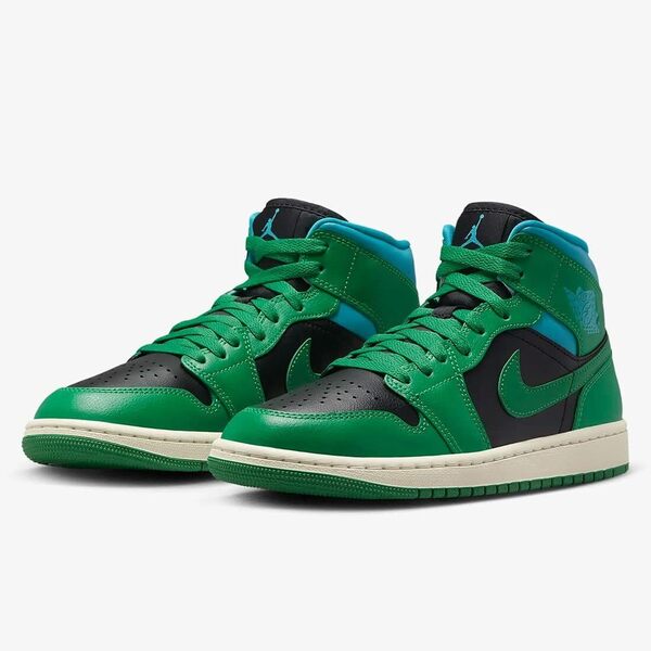 24.5㌢ 新品 ナイキ エア ジョーダン 1 ミッド BQ6472-033 NIKE W AIR JORDAN 1 MID ウィメンズ 女性 箱なし 送料無料