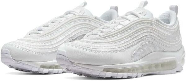25.5㌢ 新品 ナイキ エア マックス 97 DH8016-100 NIKE W AIR MAX 97 ウィメンズ WMNS トリプルホワイト 女性 B品 箱なし 送料無料