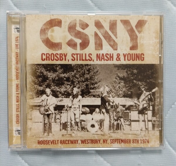 デジリマスターCSNY/クロスビー・スティルス・ナッシュ&ヤング 歴史的ライヴ【ROOSEVELT RACEWAY1974】輸入盤おまけ解説