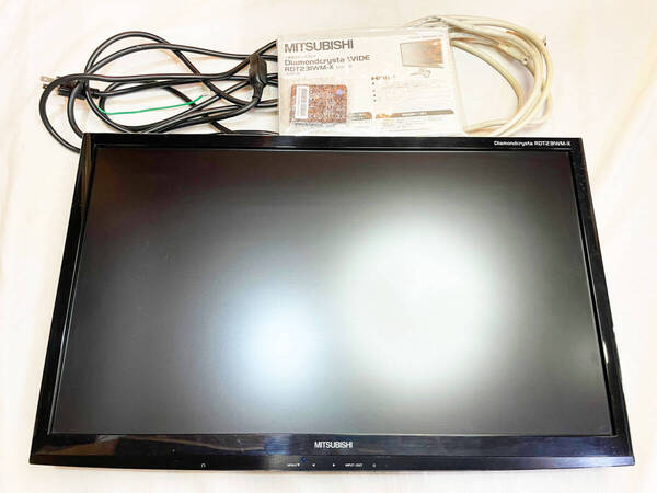 【送料込】 MITSUBISHI 23型液晶ディスプレイ (ノングレア) RDT231WM-X (BK) スピーカー内蔵 IPS フルHD