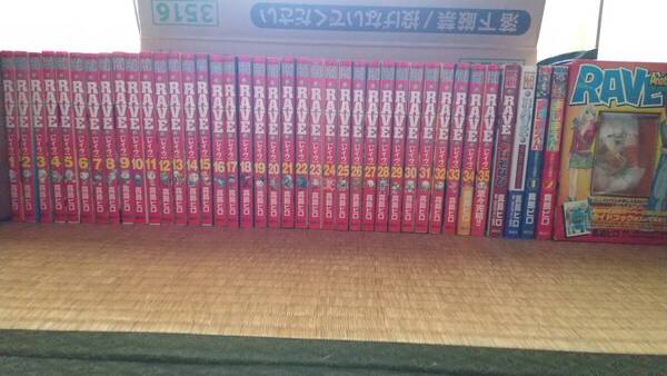 RAVE レイヴ 全35巻+ファンブック3冊&短編集2冊 計40セット 真島ヒロ