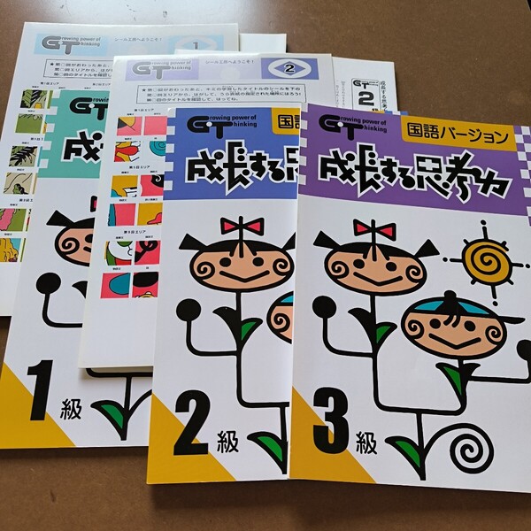 【送料無料】【まとめ買い値引あり】成長する思考力 GT 国語バージョン1級、2級、3級