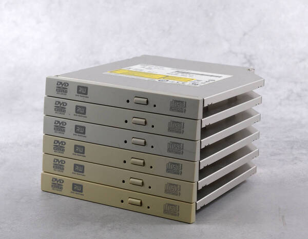 H-L Data Storage GT80N 内蔵DVDマルチ スリムドライブ12.7mm厚 6個セット CD・DVD再生確認済 書込機能は未確認
