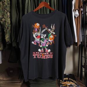 90s Tシャツ Looney Tunes ルーニーテューンズ バッグス・バニー カナダ製 ブラック L