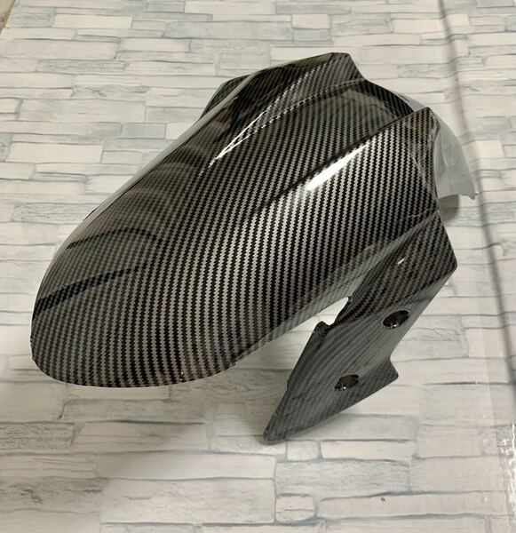 【新品】NINJA250 EX250L用? カーボン調 フロントフェンダー ニンジャ 250 カスタム ドレスアップ フェンダー