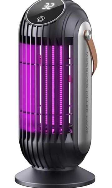 電撃殺虫器【2025新登場】コバエ取り 蚊取り 殺虫ライト 電気 殺虫灯 6W 捕虫器