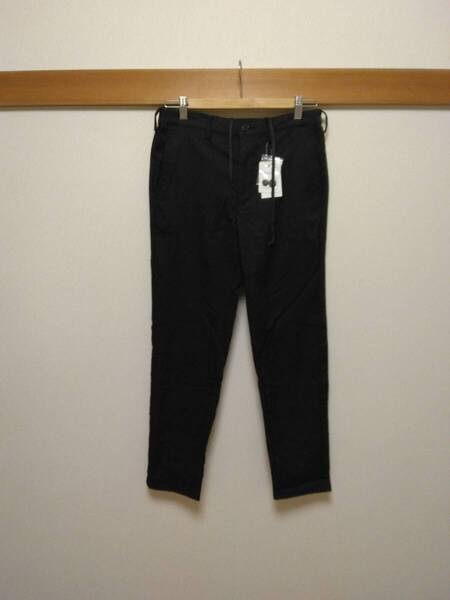 新品THE SHOP TK タケオキクチ裏起毛暖かストレッチイージーパンツグレー系Mウエストゴム秋冬