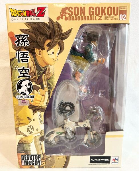 新品未開封 DESKTOP REAL McCOY ドラゴンボールZ 孫悟空02 メガハウス